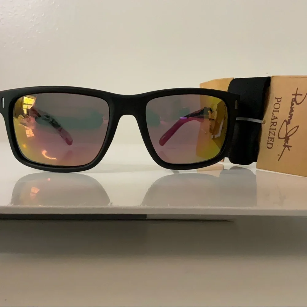 Panama Jack Black Sunglasses with Polarized Lenses